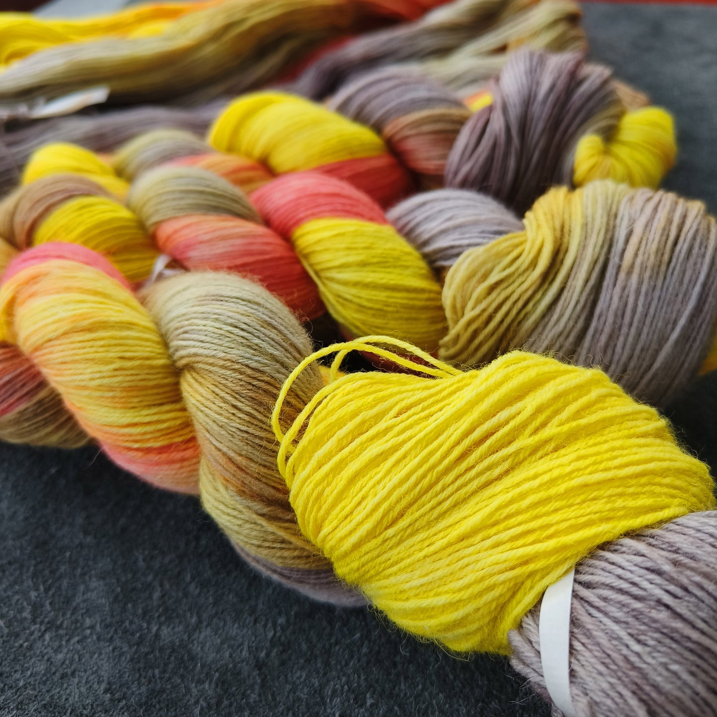 Hand dyed sock yarn wool 100g